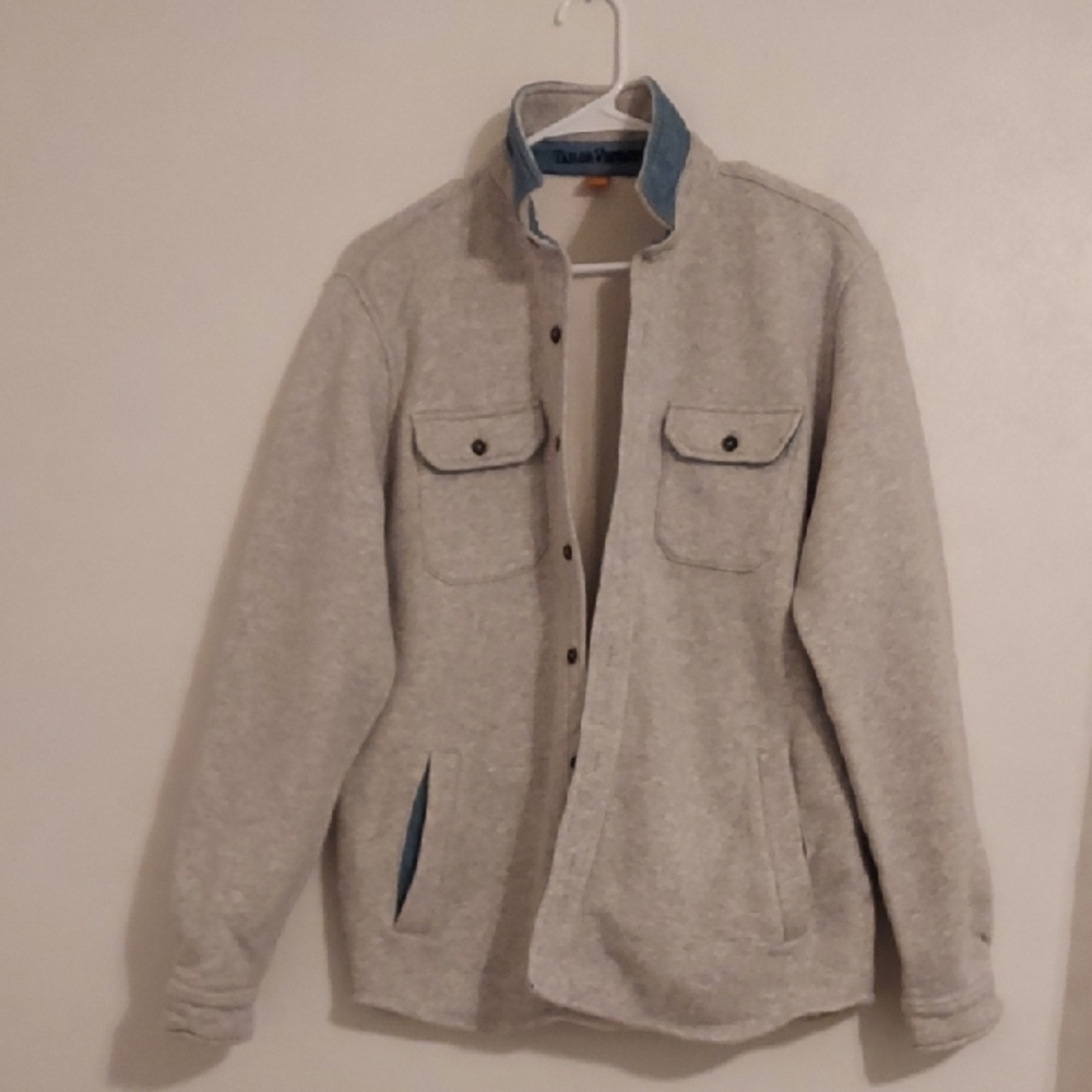 Tailor Vintage Light Gray Shirt Jacket